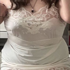 lace lingerie slip-on